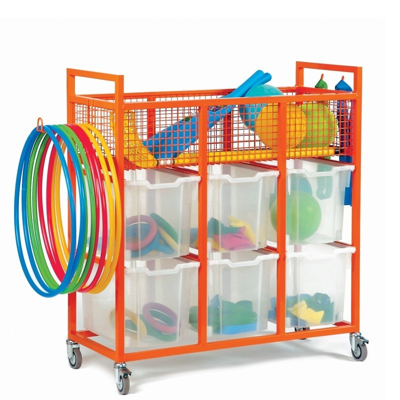 Sports Trolley with 6 Trays