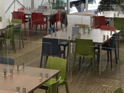 Perth - Canteen Area, Tables, Chairs and Screens